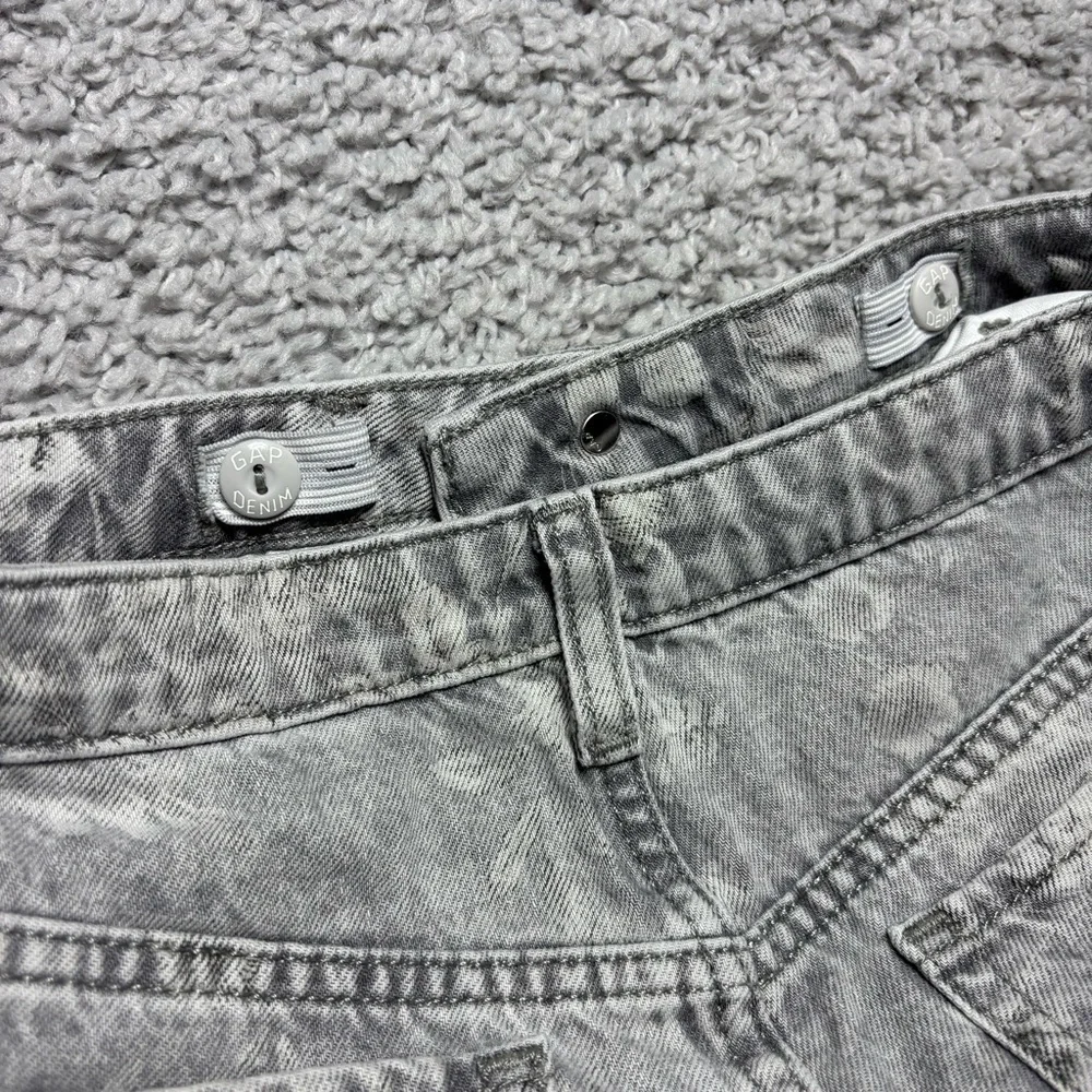 Gap Jeans Girls 16 Girlfriend Floral Print Adjustable Waist Mid Rise Girly BOHO